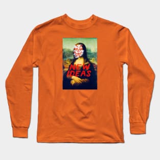 Mona Lisa Ghoul Long Sleeve T-Shirt